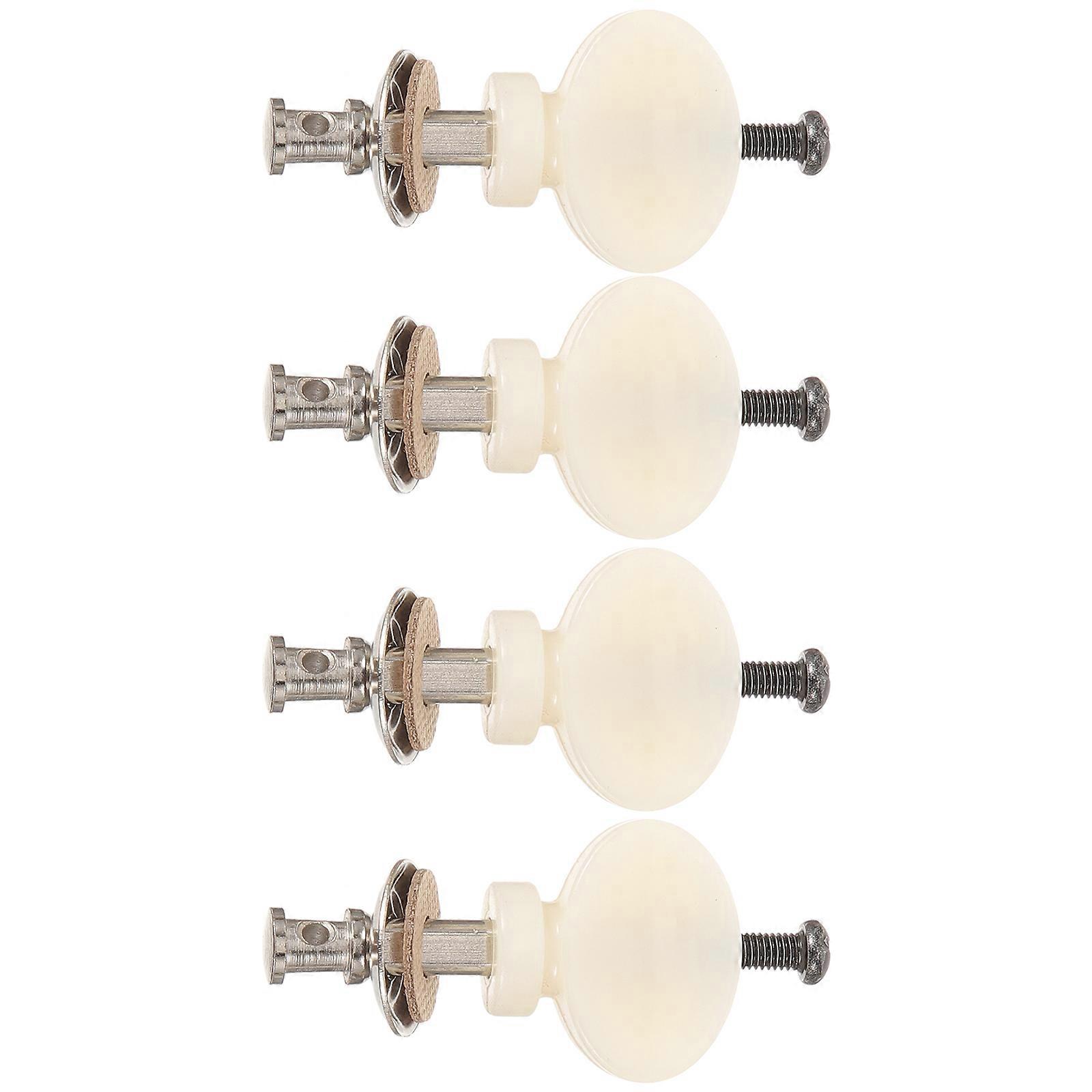 Ukulele Tuning Pegs 4Pcs Best For Musicians 4.3X2Cm Simple And Practical Shape Functional Ukulele Tuner For Easy Operation