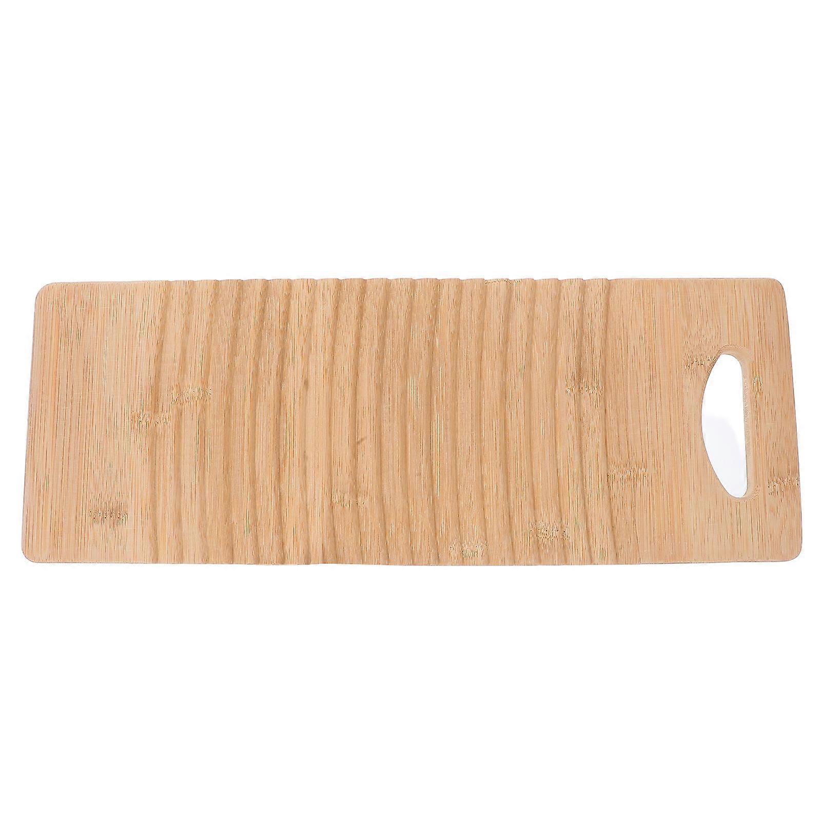 Washboard for Cleaning Clothes with Durable Wood Material and Enhanced Scrubbing Power Ideal for Laundry Khaki 12.5 x 8.3 inches