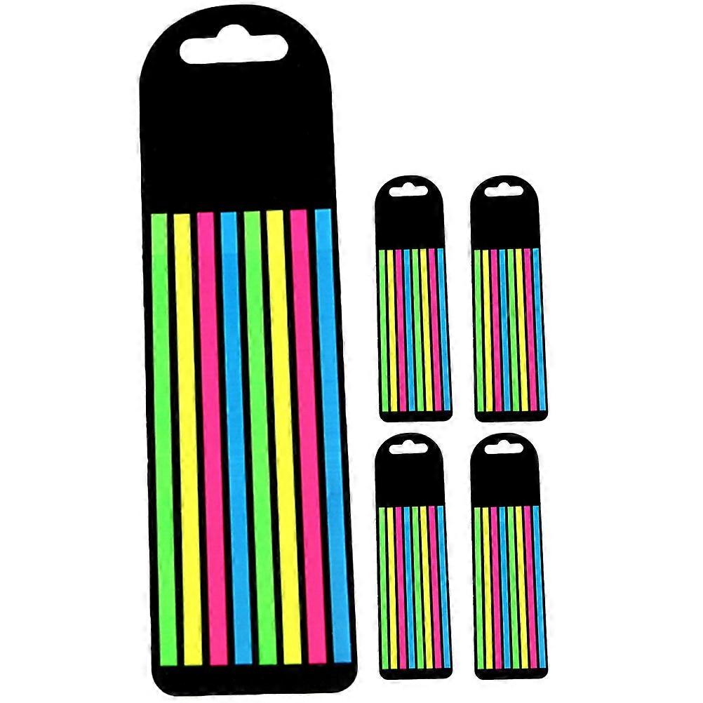 Portable Fluorescence Reading Strips in Assorted Colors for Daily Use with PET Material