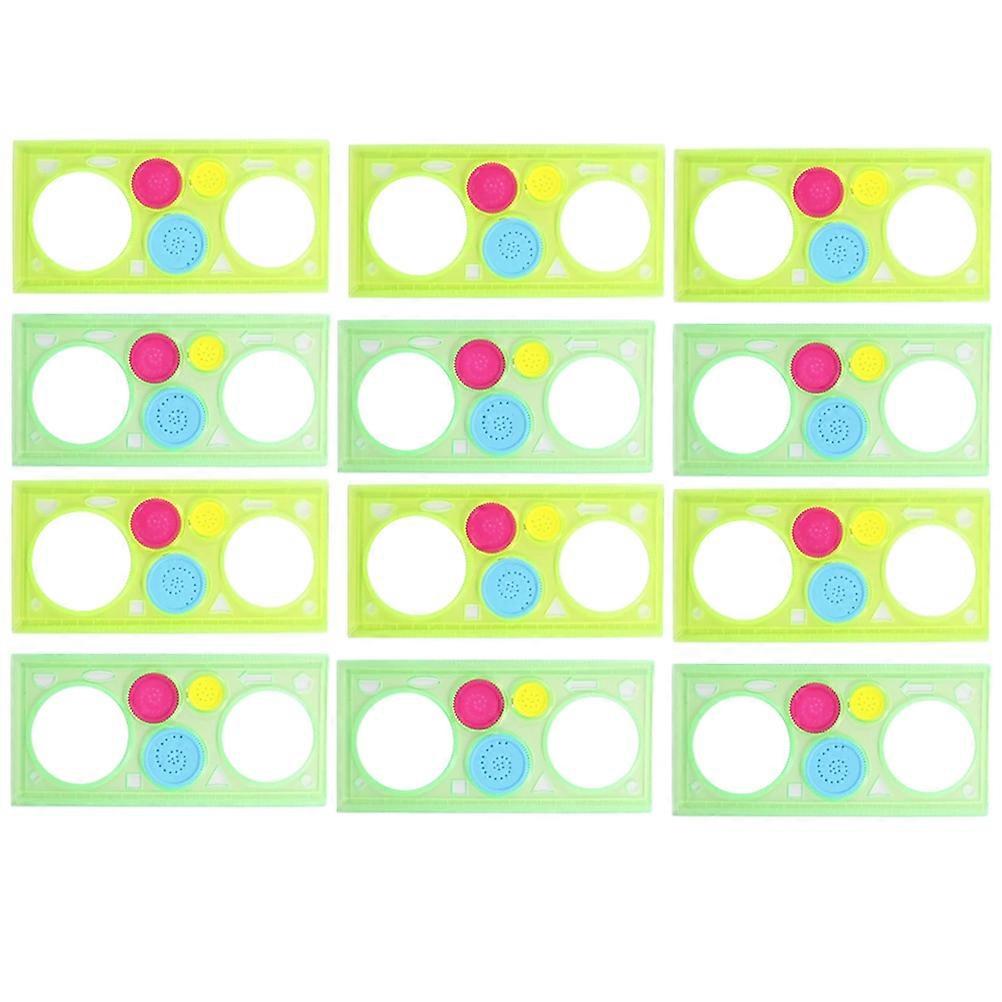 Kids Painting Stencils Set of 12 Pcs Assorted Color Plastic for Wood Signs and Crafts
