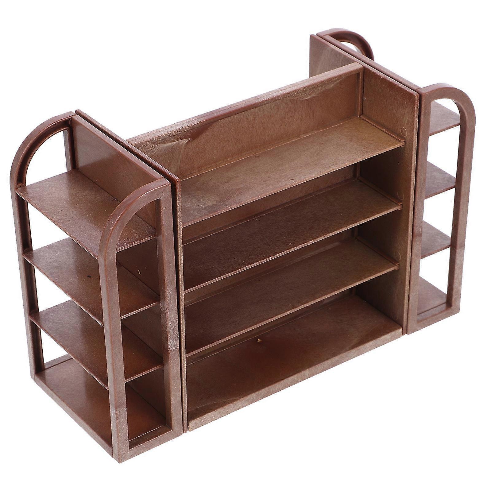Dollhouse Miniatures Supermarket Rack Designed For Displaying Mini Flowers In Indoor Play Areas 1 Set