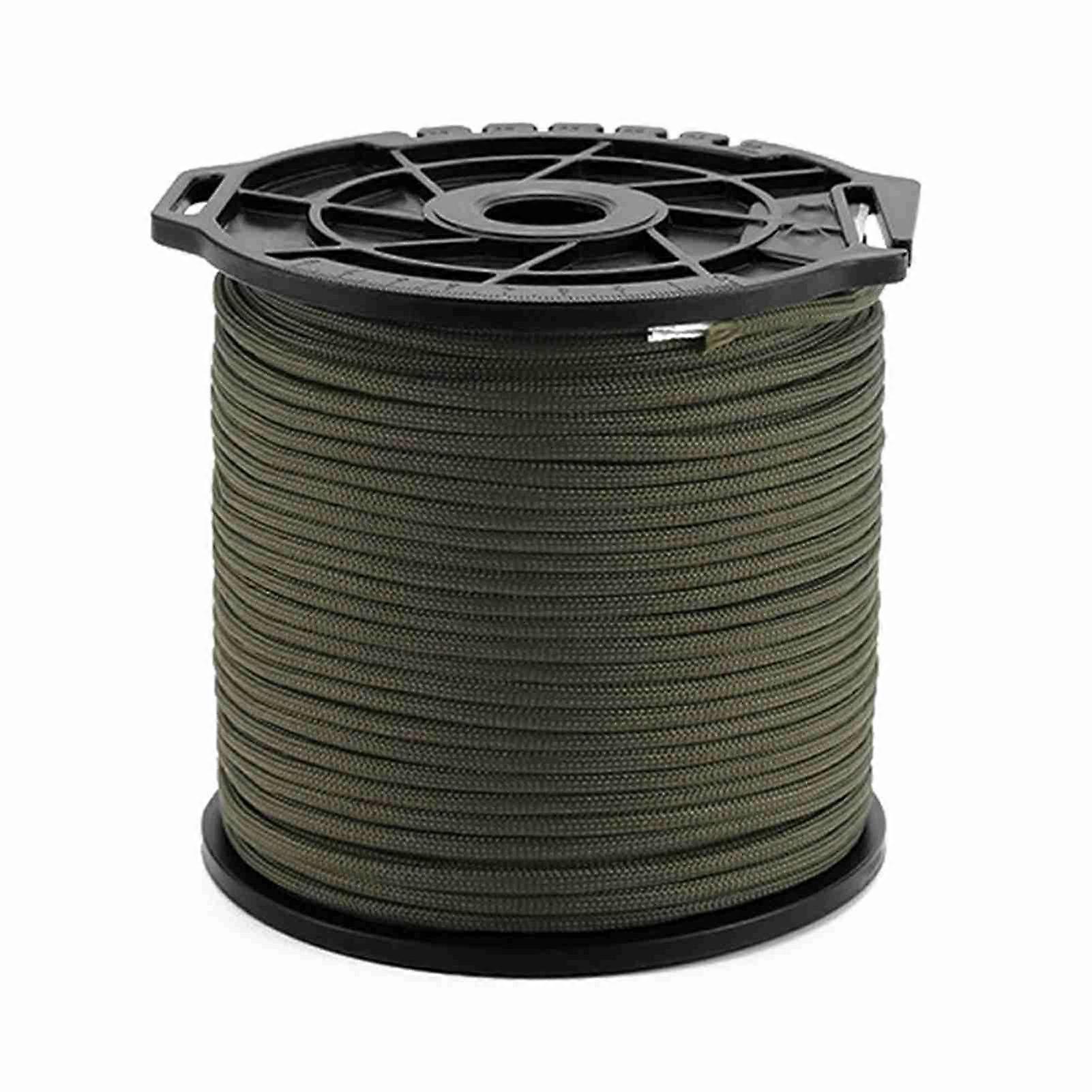 Outdoor Multi-function Spool 9core Paracord Rope 4mm Thick Binding Rope Clothesline Tent Wind Rope Climbing Rope