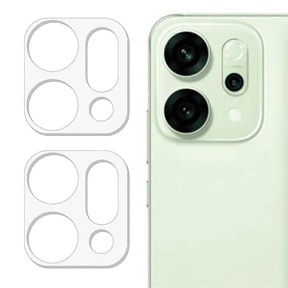 2 Sztuk Kompatybilny z Oppo Reno14 Pro 5G (Global) Osłona obiektywu aparatu 3D Arc Edge Anti-Scratch Szkło hartowane Folia na obiektyw