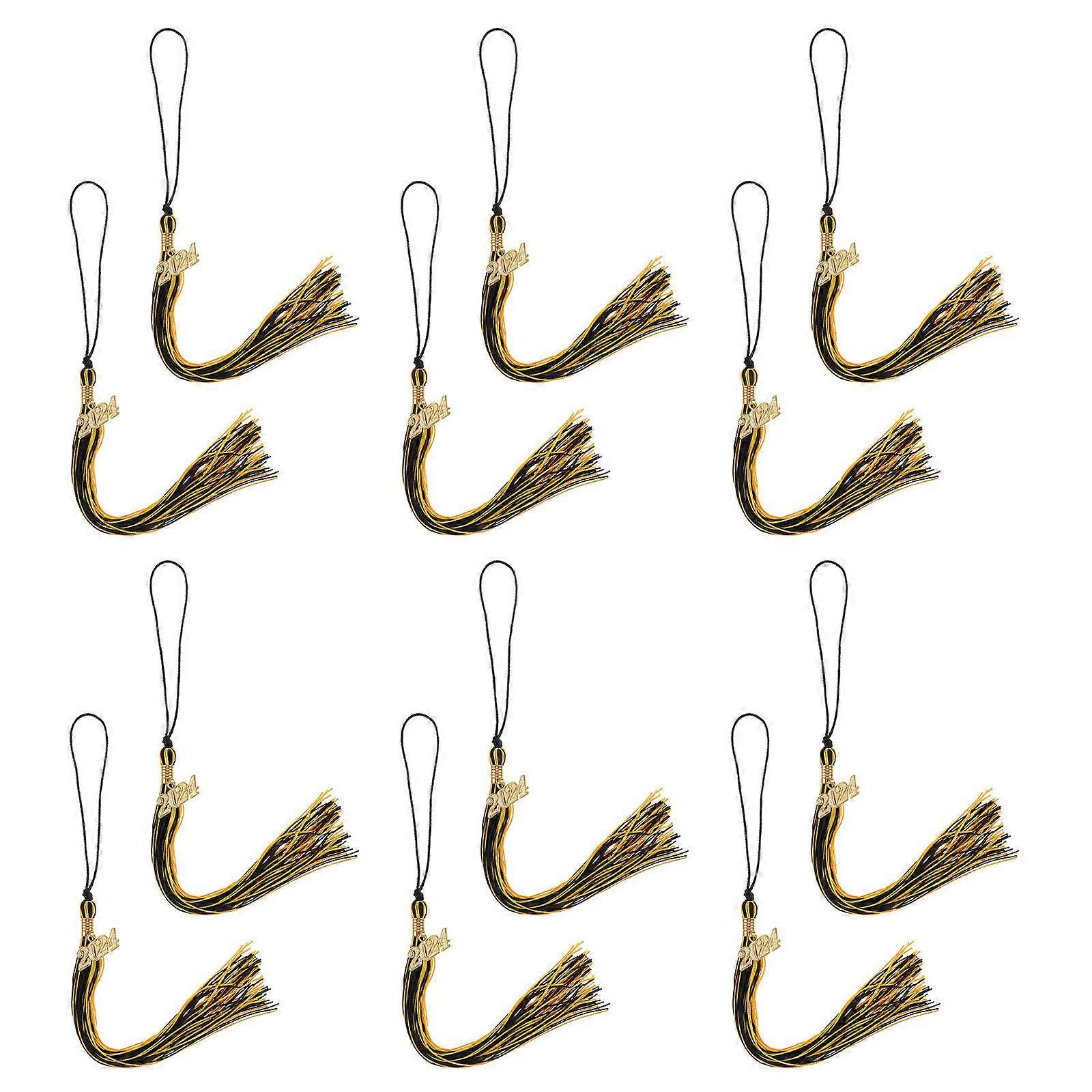 12pcs Graduation Cap Tassels Durable DIY Hat Decorations for Ceremony and Party Use Mix
