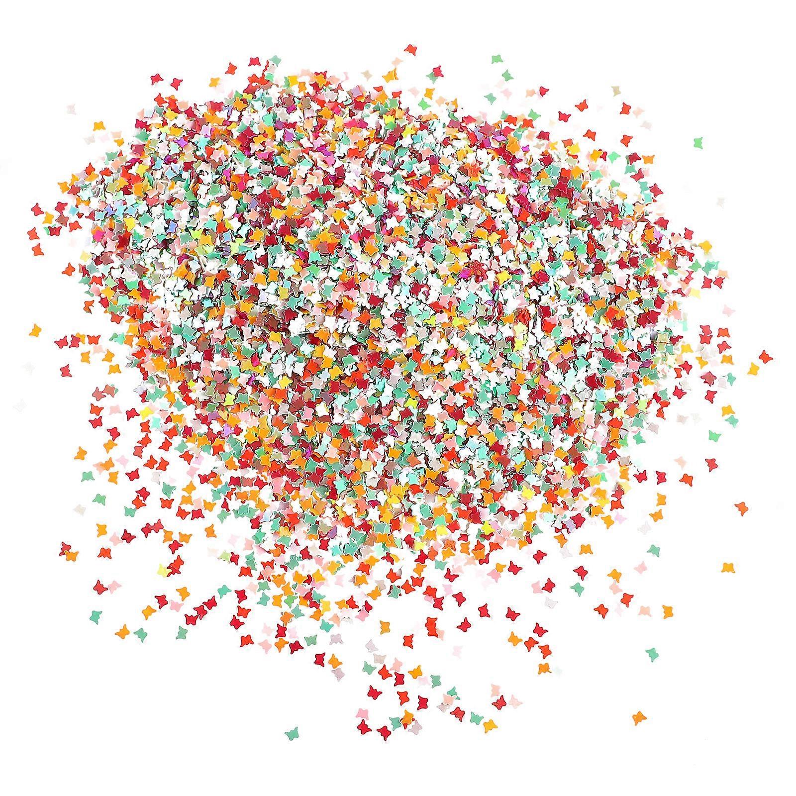 Paljettsortiment för evenemangsplanerare Bröllopsdekor Blandad färg 1600st