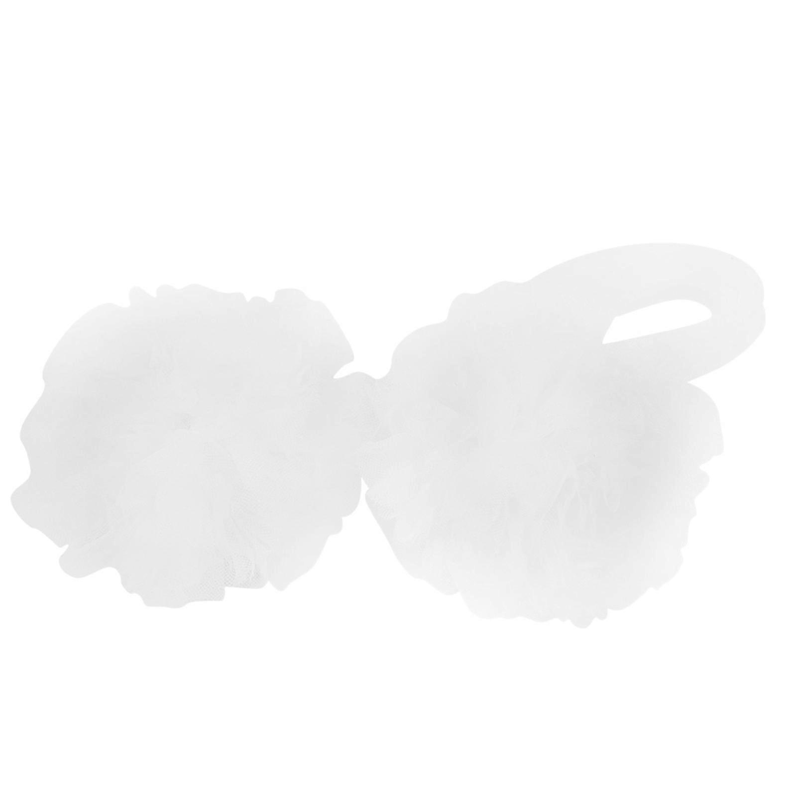 Baby Bed Mosquito Net Hanging Flower Ball Crib Accessories Wall Pendant Decor(White)