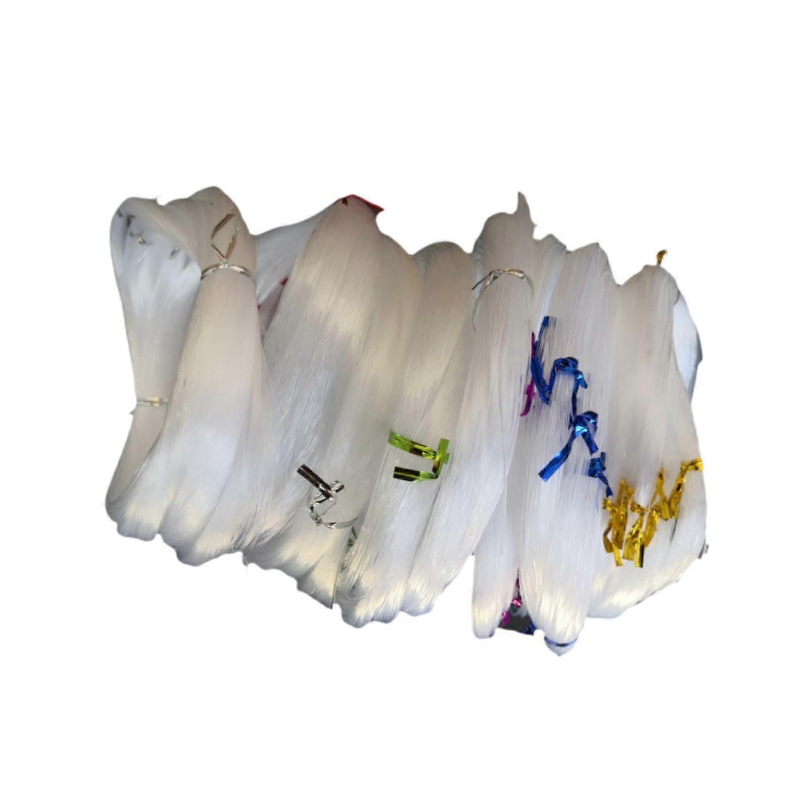 10pcs Clear Fishing Line Invisible String  Strength Practical Versatile Nylon Thread Cable for DIY Bracelets Necklaces 1.0 Mm Ref: 7357