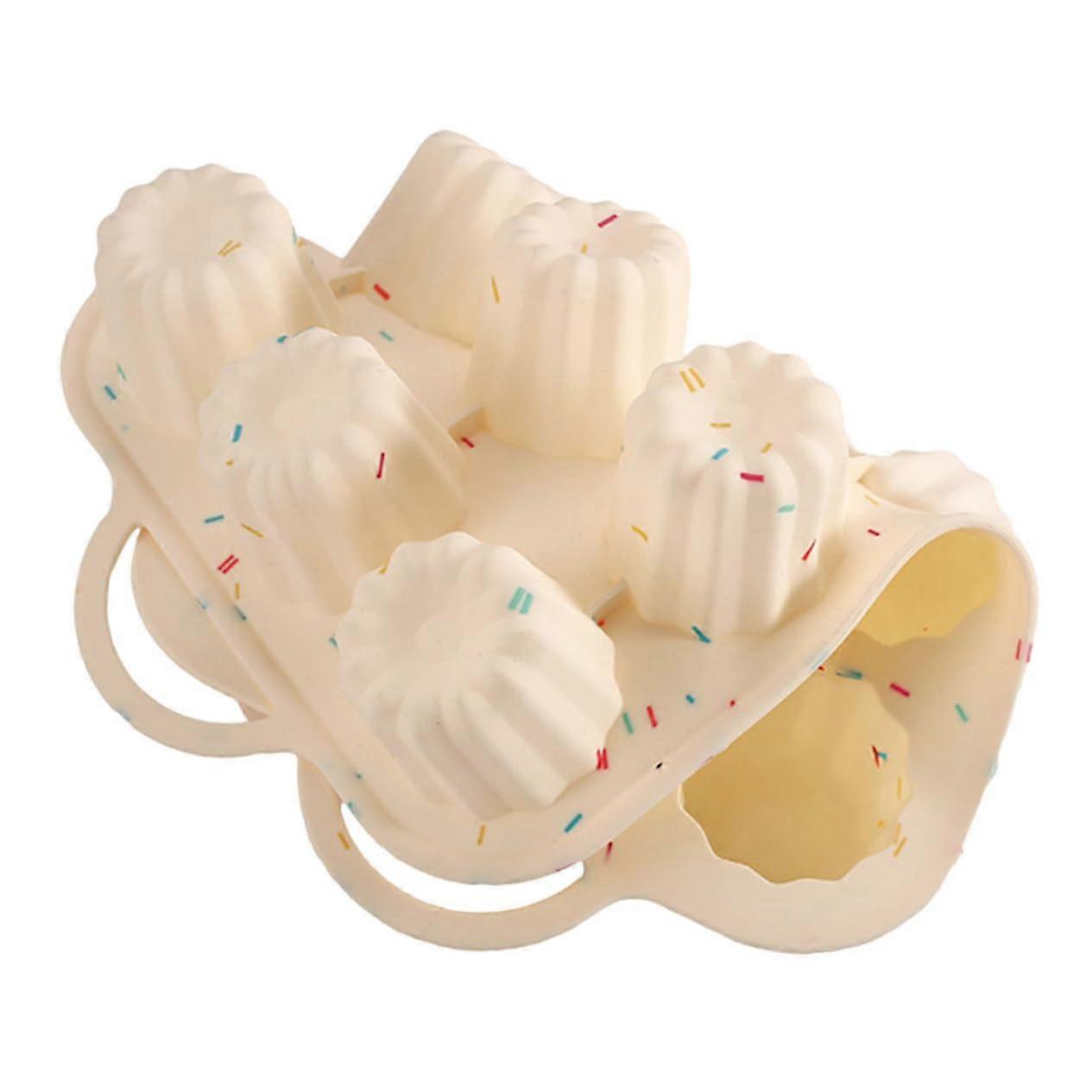Backset Silicone Muffin Pan Non-Stick Durable Cupcake Molds 12-Cup Baking Tray for Easy Release and Cleanup