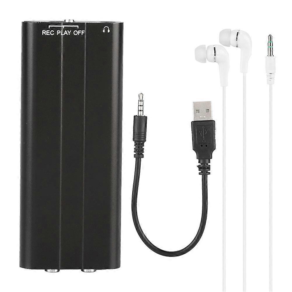 Profesional 8 GB Mini Voice Recorder Pen with Clip Continuous 20‑hour 192Kbps Recorder