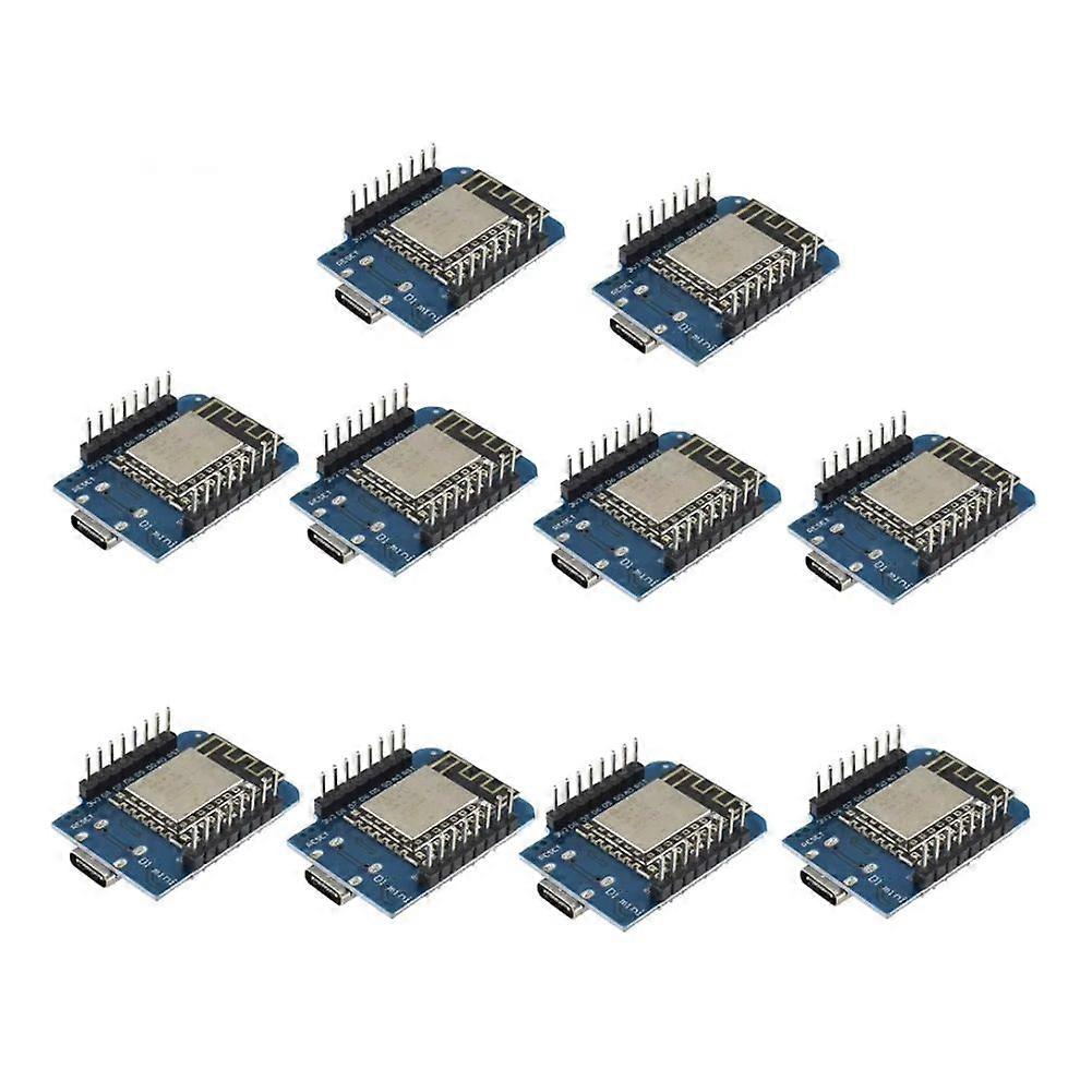 10PCS TYPE-C Development Board USB ESP8266 ESP-12F V2 Module WiFi Dev Board 3.3V with Pin for