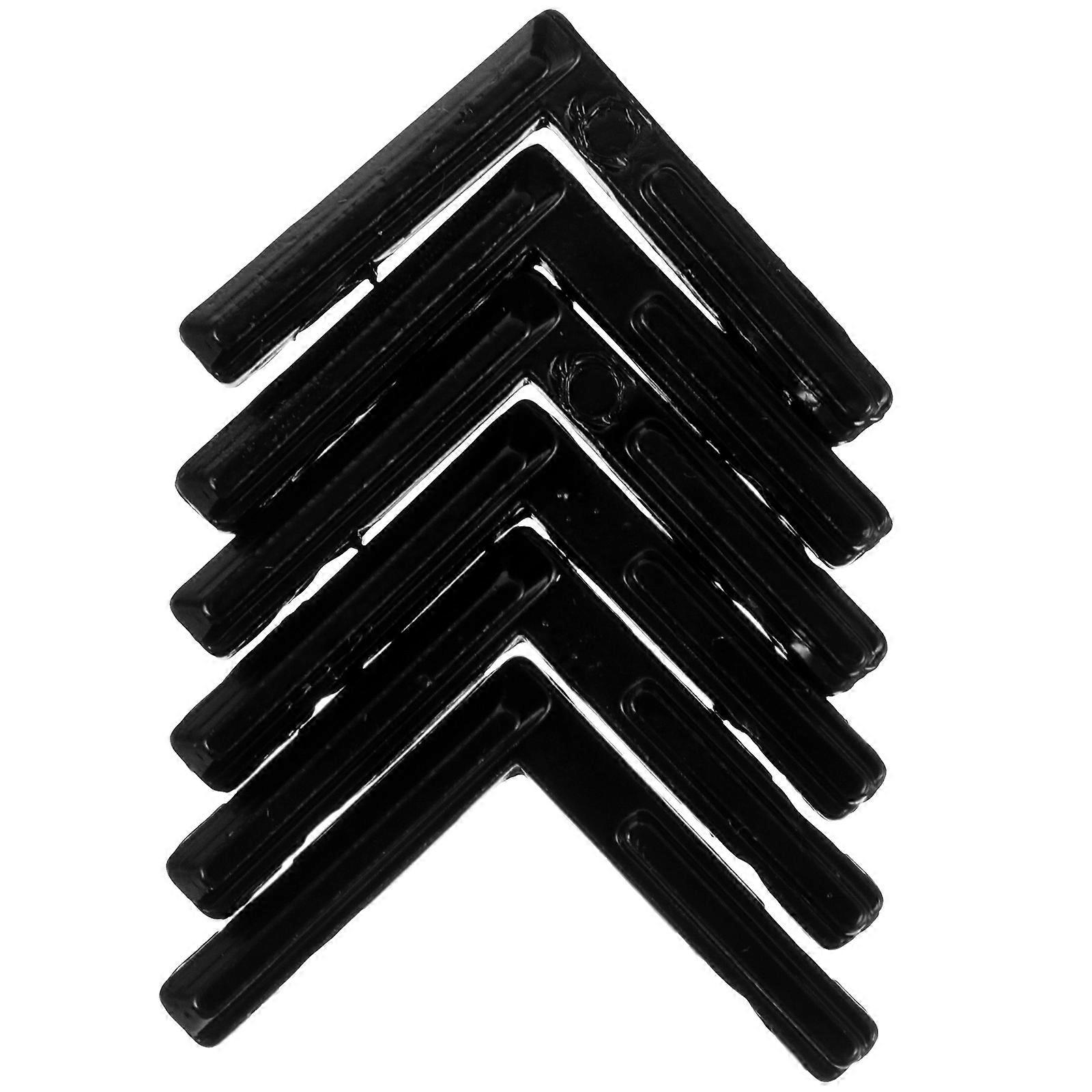 Aluminum Profile Connector L Shape For Engraving Machines 2.5X2.4X0.8CM Standard Design 6Pcs