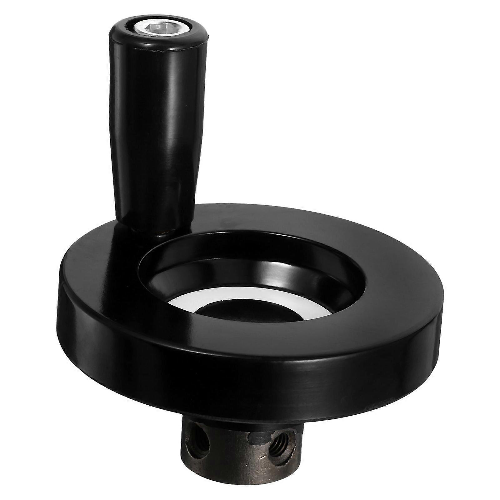 Black Hand Wheel for Machine with Strong Gloss and High Mechanical Strength 1Pc