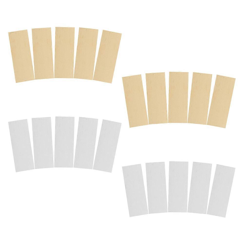 OUNONA 10 Pairs Zinc Anode Sheet Copper Strip Set
