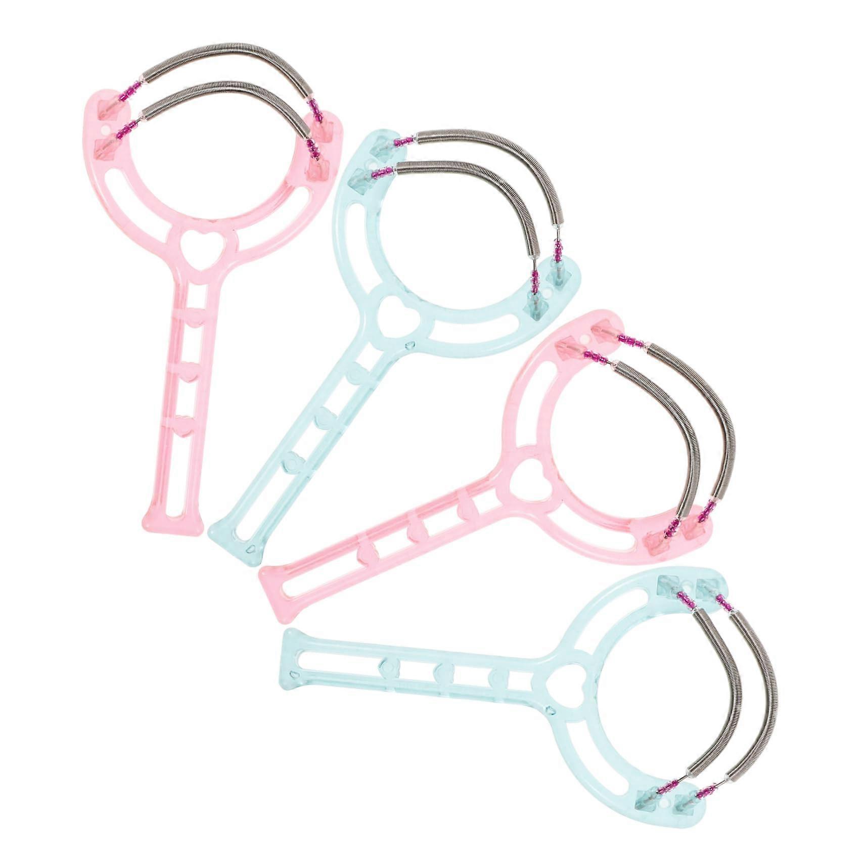 4-In-1 Painless Hair Removal Kit for Face and Body, Spring Roller Epilator, NoPain Hair Remover Tool