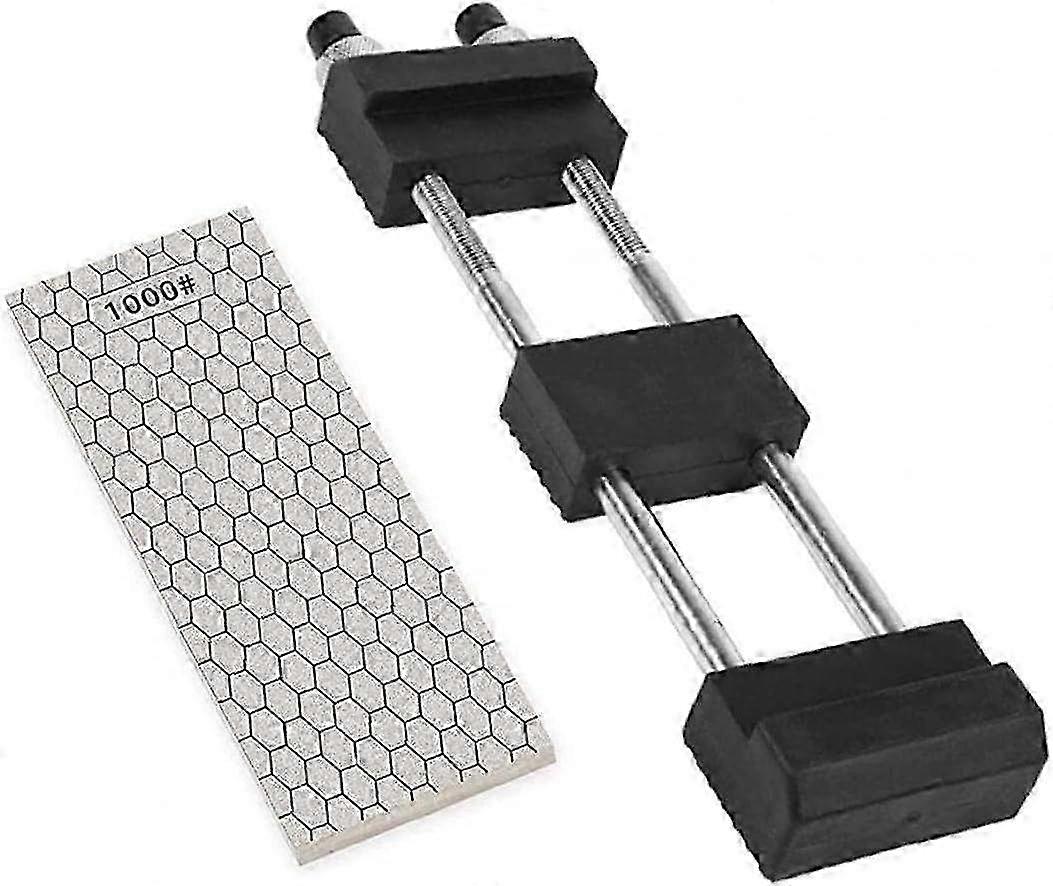 Adjustable Sharpening Stone Holder with Non-Slip Base - Durable Fixing Grid for Precision Sharpening Hand Tool