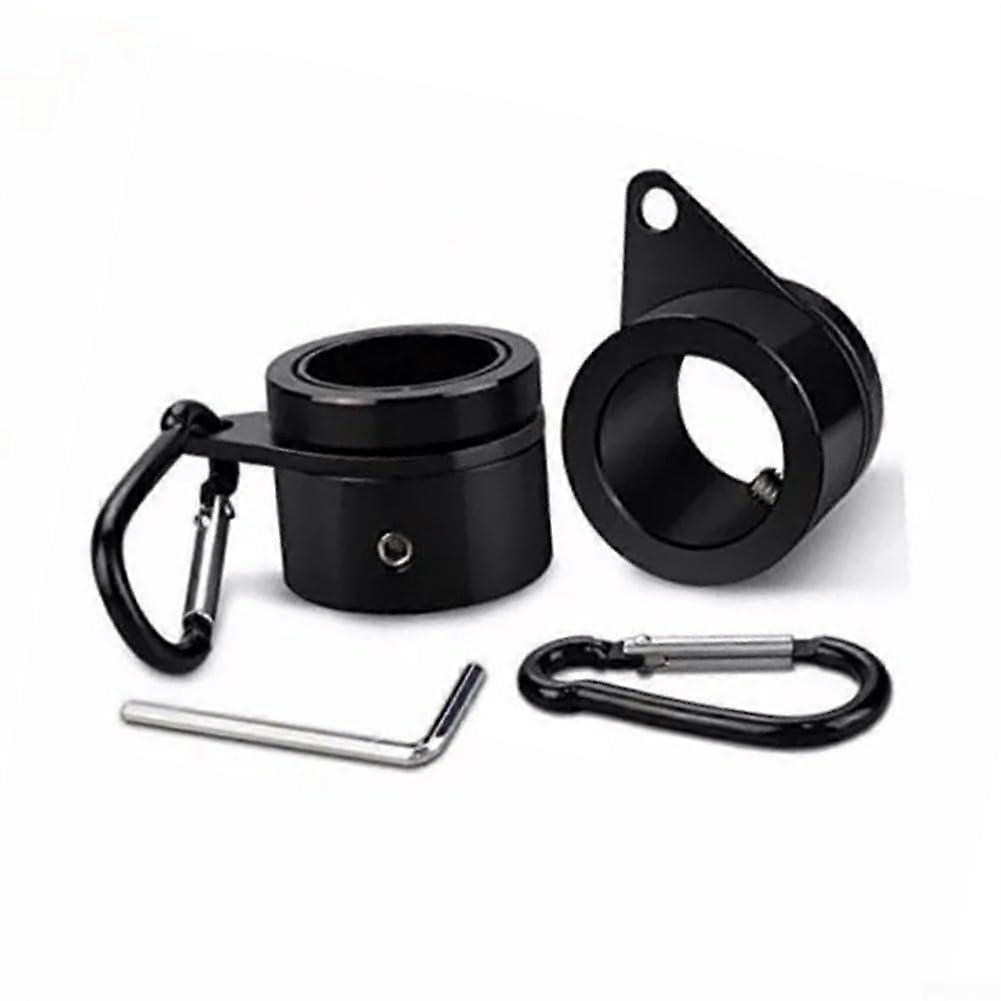 Aluminium Flagpole Clips Set of 2 for 2.5 cm Diameter, Anti-Tangle Design for Wind Resistance and Durability