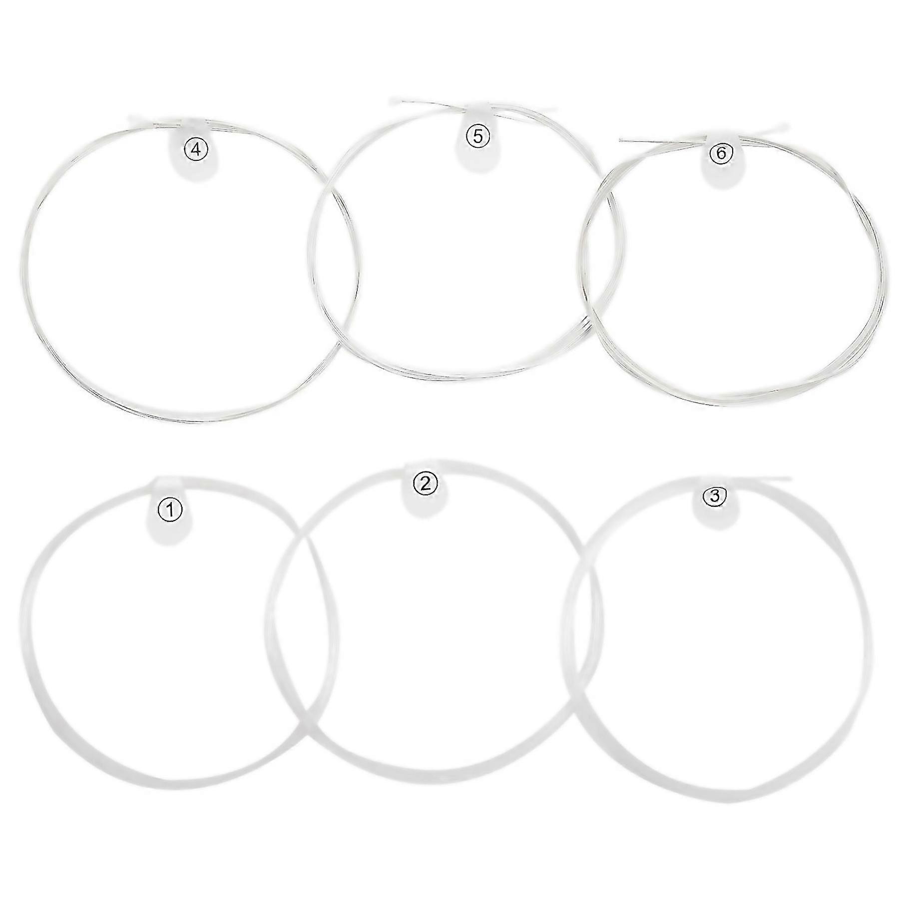 For ziko dpa70 classical guitar strings nylon core plated copper wound high tension Silver