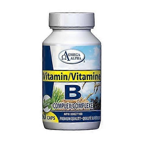 OmegaAlpha Vitamin B-Complex, 60 Caps