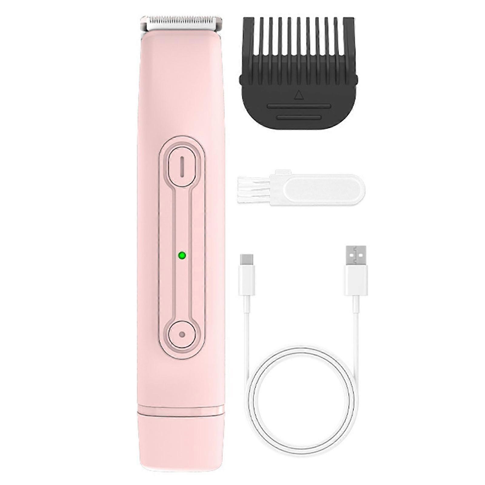 Bikini Trimmer for Women - 2-in-1 Electric Shaver for Face, Body & Private Areas, Wet/Dry, Painless, Portable, Rechargeable for Home & Travel