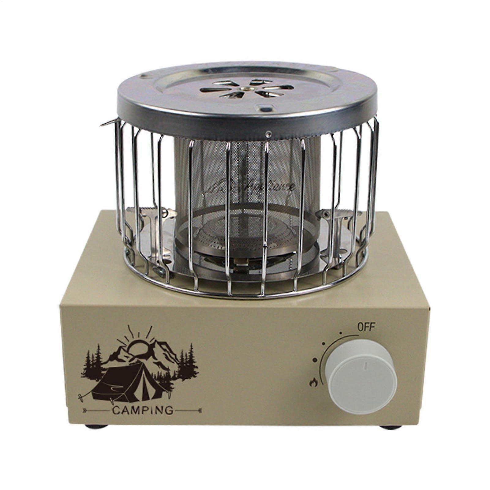 Portable Gas Stove – Single Burner Camping Heater, Adjustable Flame Control, Sturdy Steel