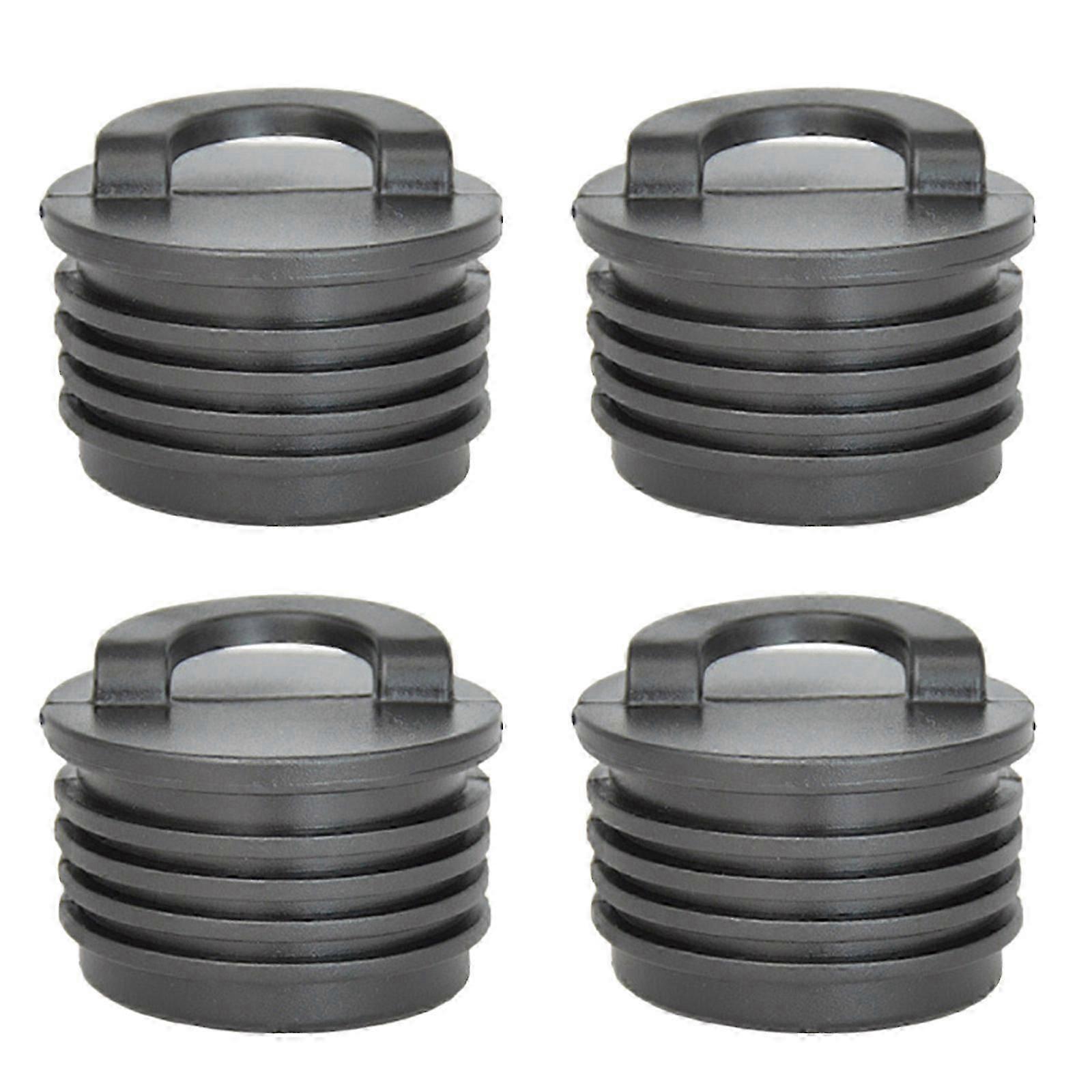 4 Pcs Kayak Drain Plug Boat Scupper Plugs Universal Drain Holes Stopper Bung With Handle Boats Accessories Durable Large