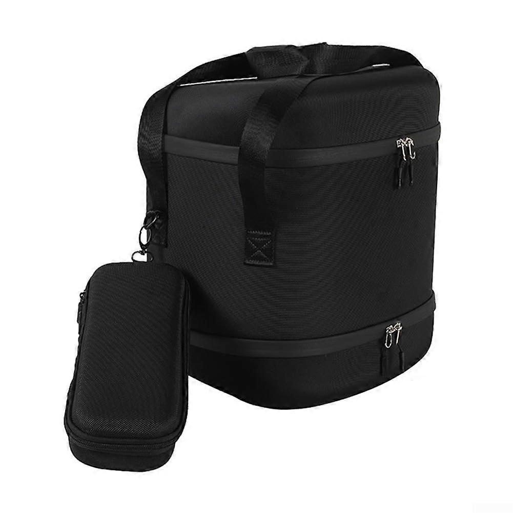 EVA storage case for JBL 2 with microphone pouch for easy access, Black