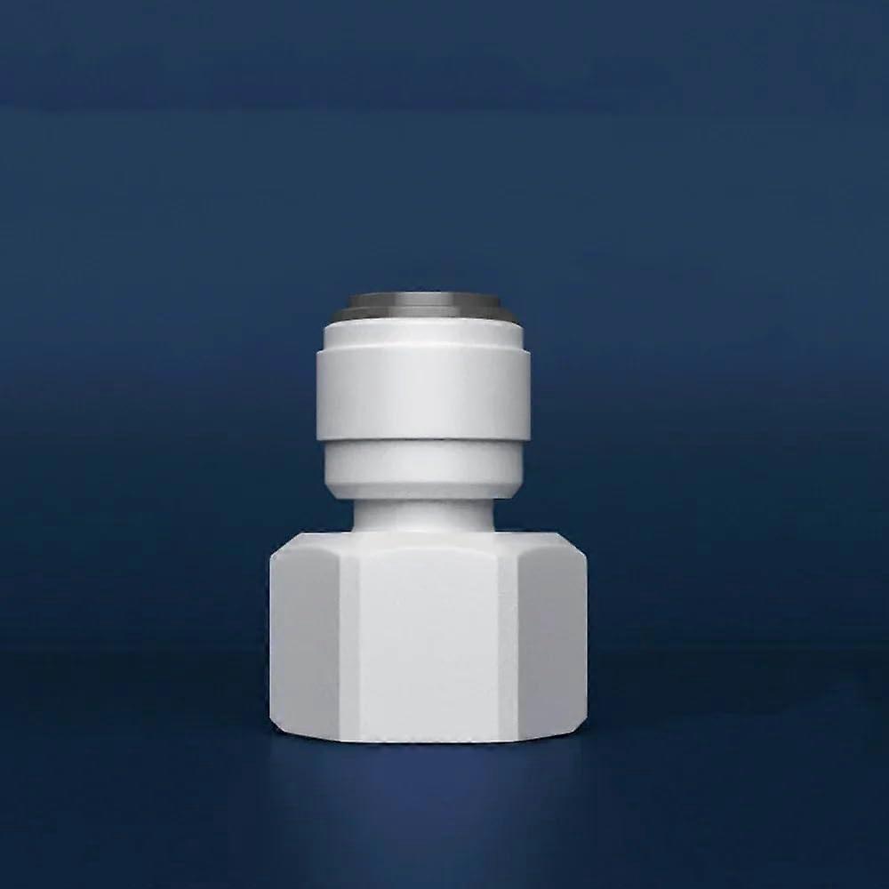 6.35mm Hose to 1/2 Inch BSP Quick-Connect POM Fitting for Aquarium RO Water Filter Reverse Osmosis System Gold