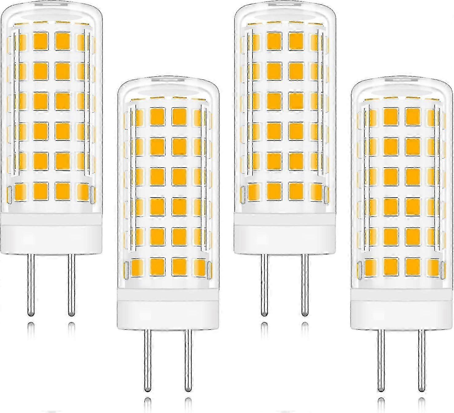 IV Pack 9W GY6.35 LED Bulb Warm White 3000K Halogen Replacement A Energy Saving