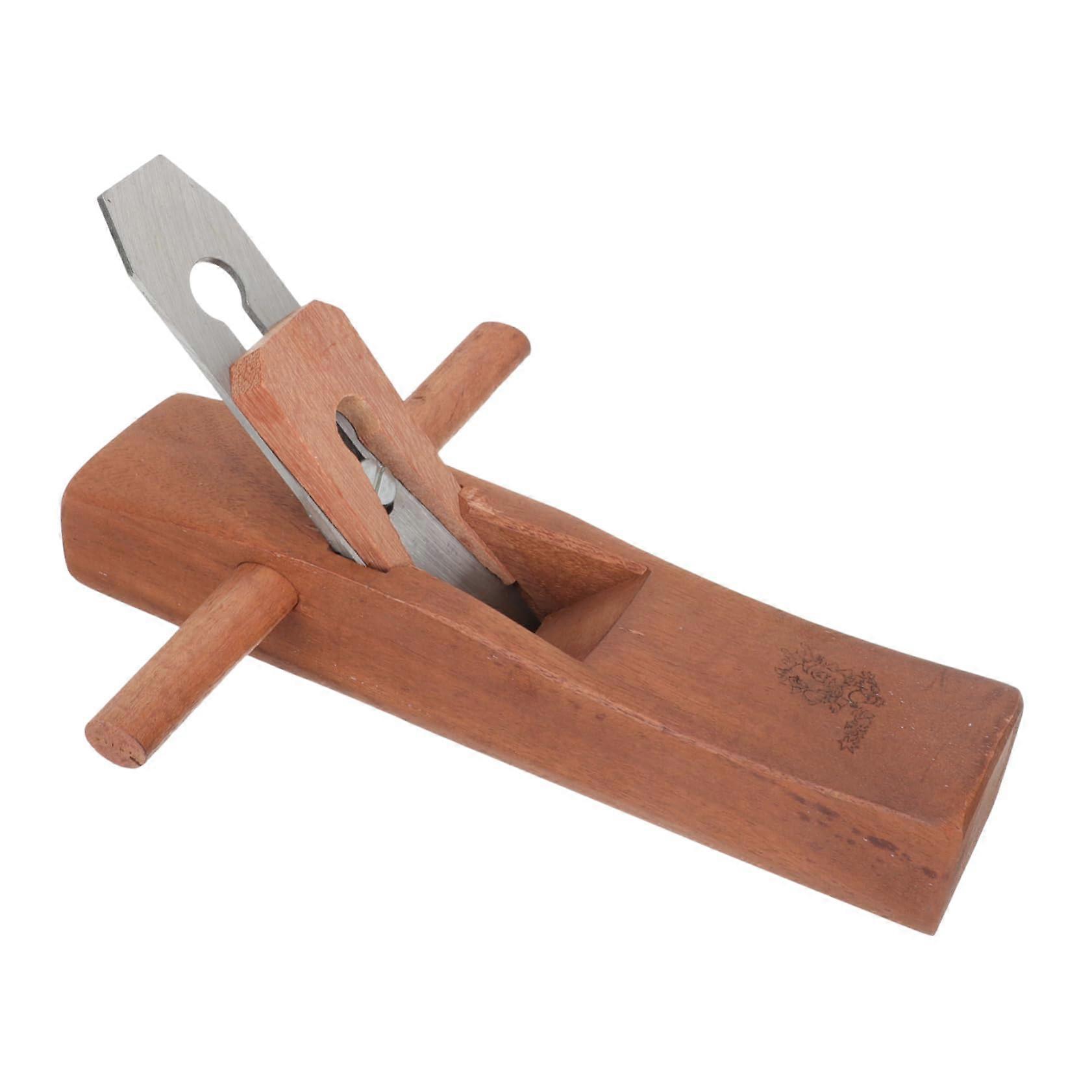 Professional lightweight wood plane with sharp steel blade for trimming