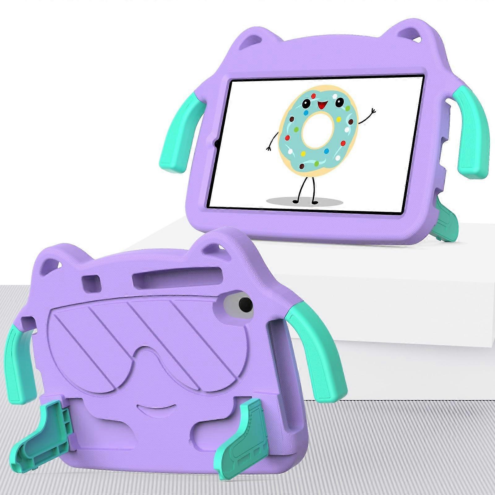 Tablet PC Case Huawei MatePad T8 2020 8.0-Inch, Durable Shockproof Stand, Lightweight EVA Protective Case Purple