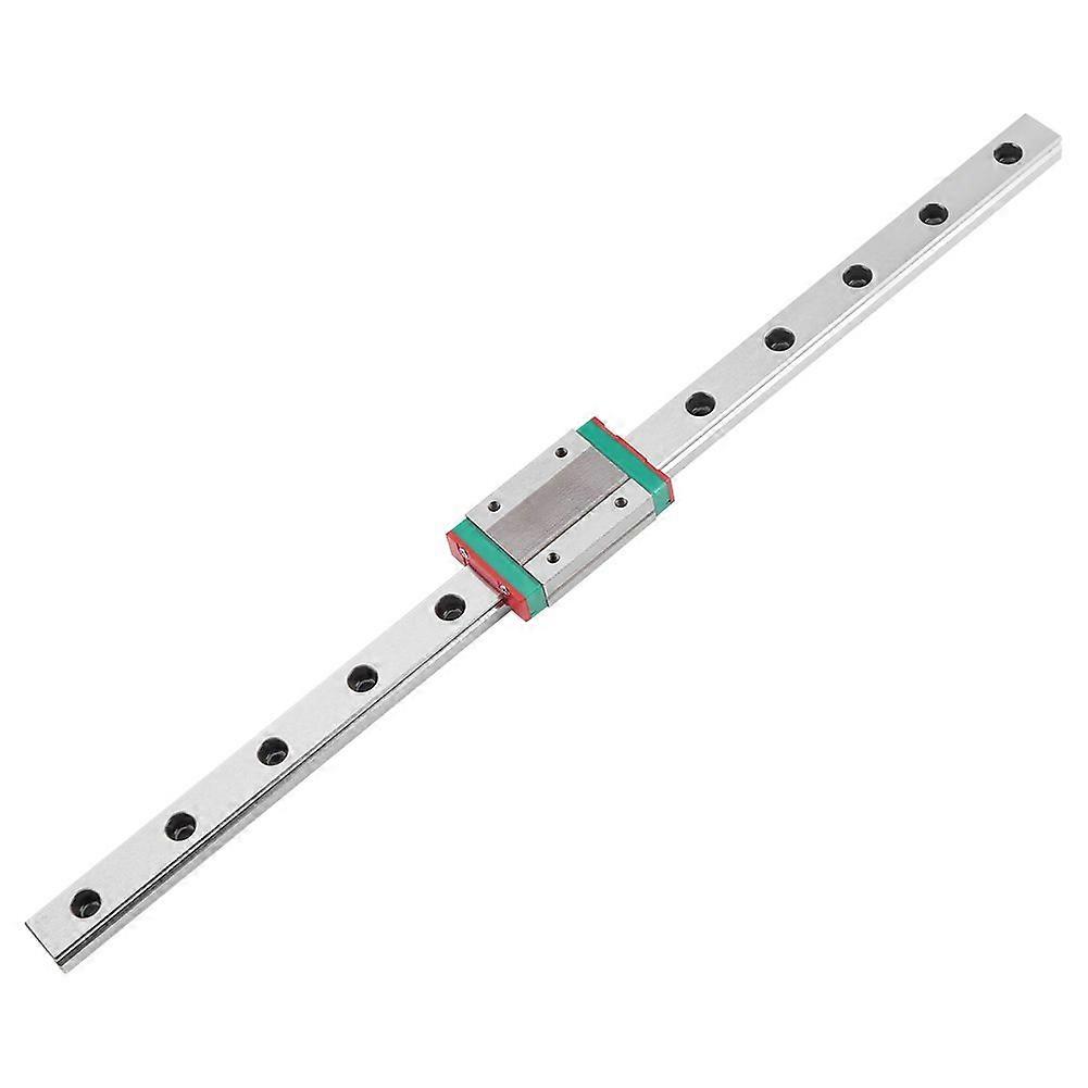 Linear Rail Guide 2 Pieces 300mm, Precision Linear Motion Guide With Sliding Rail Block, For DIY 3D Printer And CNC
