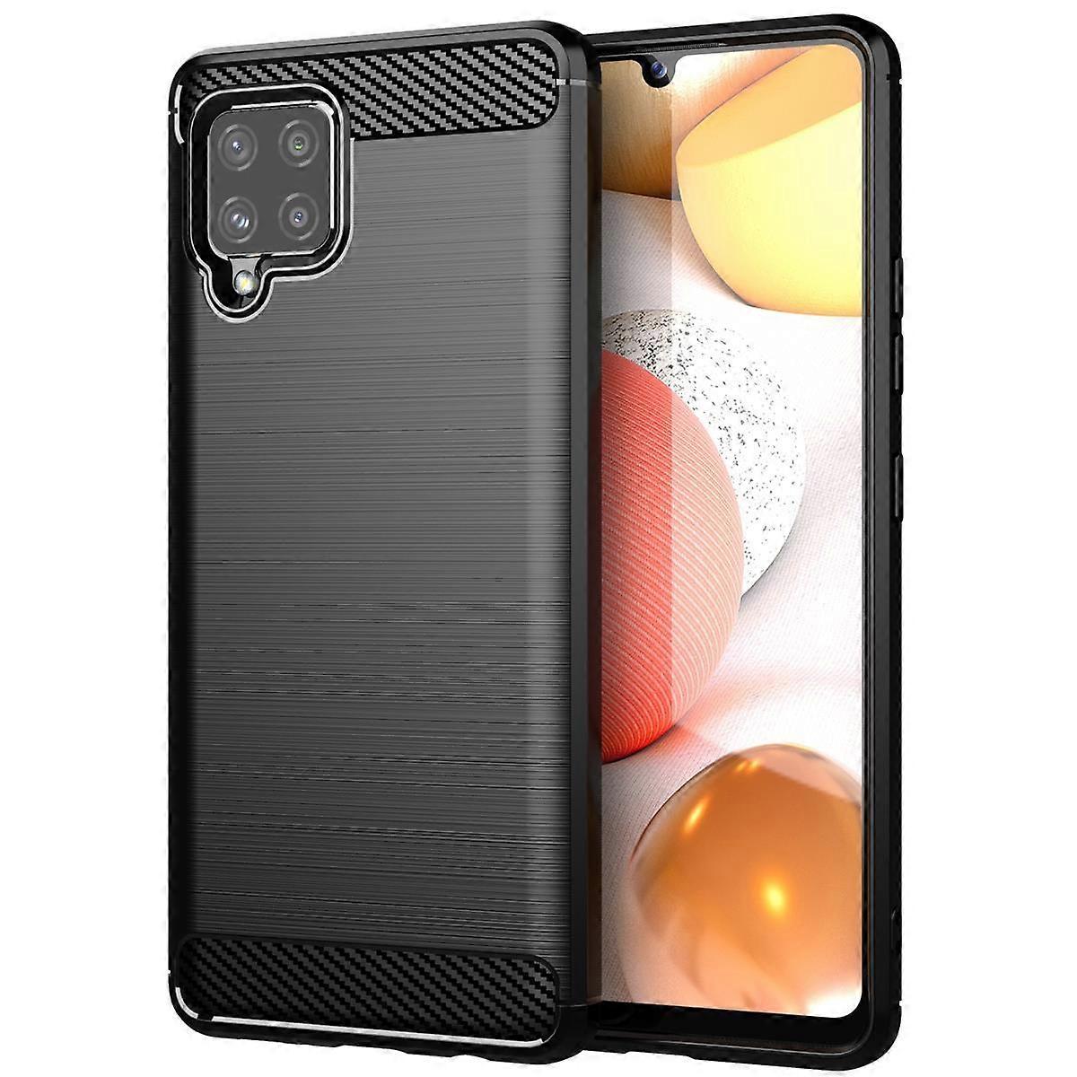 TPU Protective Case Samsung Galaxy A42 4G Case - Carbon Optic