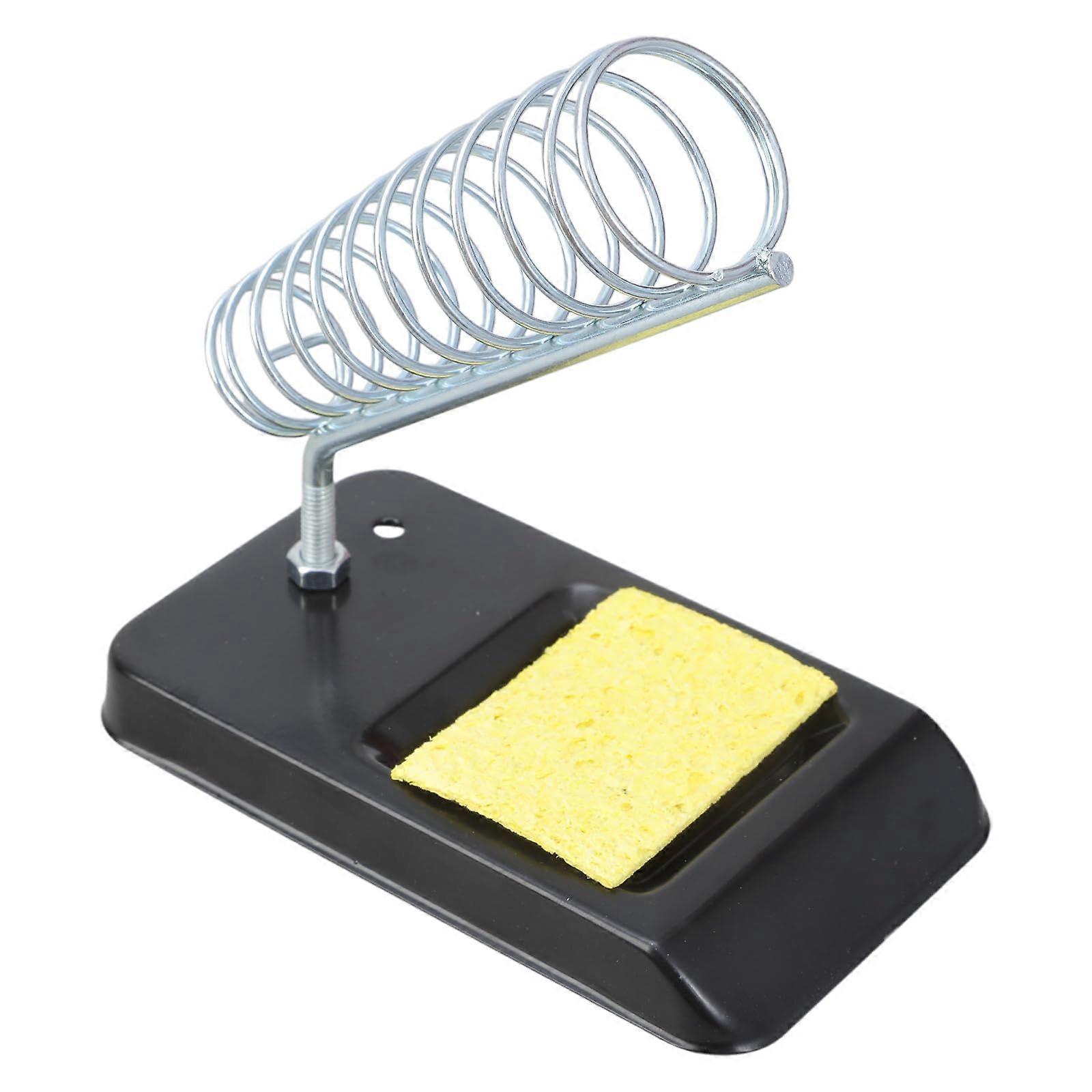 Soldering Iron Holder Soldering Stand With Cleaning Sponge Model B Spring Clip For Electronics Repair