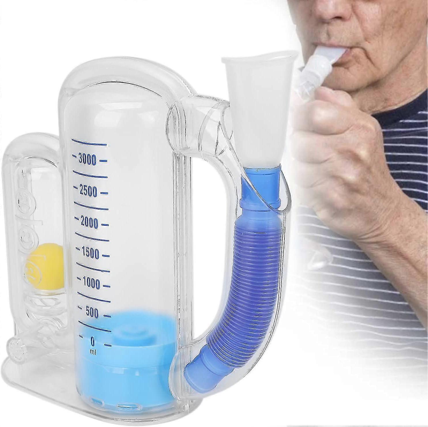 Breathing Exercise Device For Lungs, Deep Breathing Trainer For Adults,spirometry Breathing Exerciser Lung Exerciser Device,hww