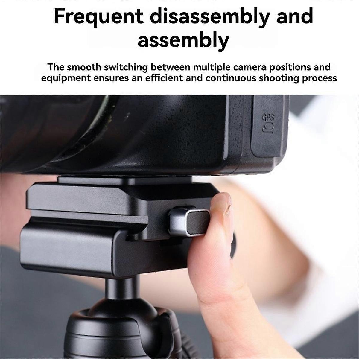 Quick-Release Plate Kit Tripod Quick Conversion Base Sports Stabilizer for Camera Tripod Quick Relea