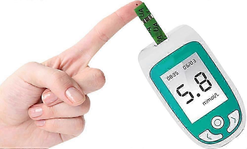 1 قطعة محلل ثلاثي الوظائف لحمض اليوريك والجلوكوز واختبار الكوليسترول الكلي في المنزل