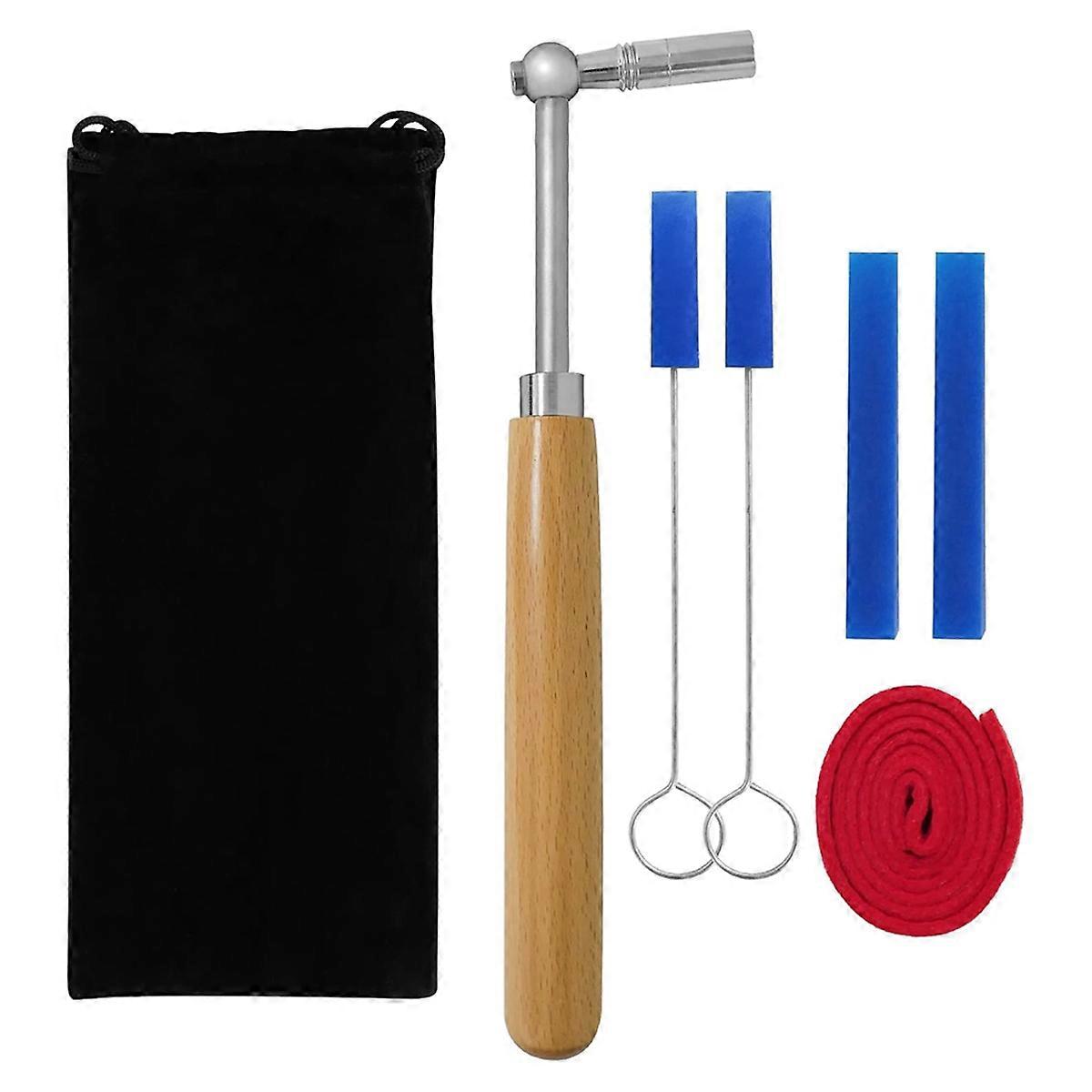 Professional Piano Tuning Kit,7PCS Piano Tuner Hammer Mute Tools Kit