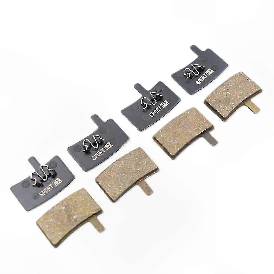Carbon Disc Brake Pads for Bicycle - 4 Pair Set