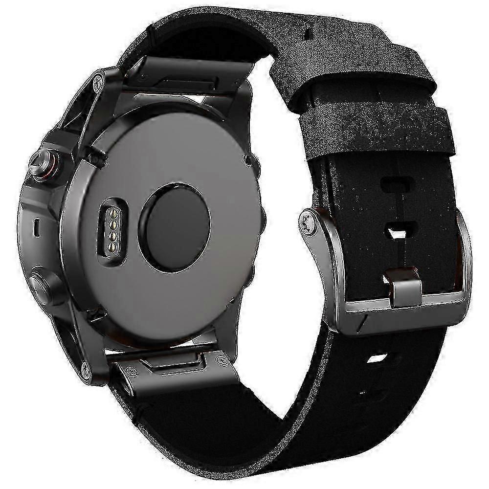 Para Garmin Fenix 7 pulsera ajustable Genuine Leather Replacement Smartwatch Strap