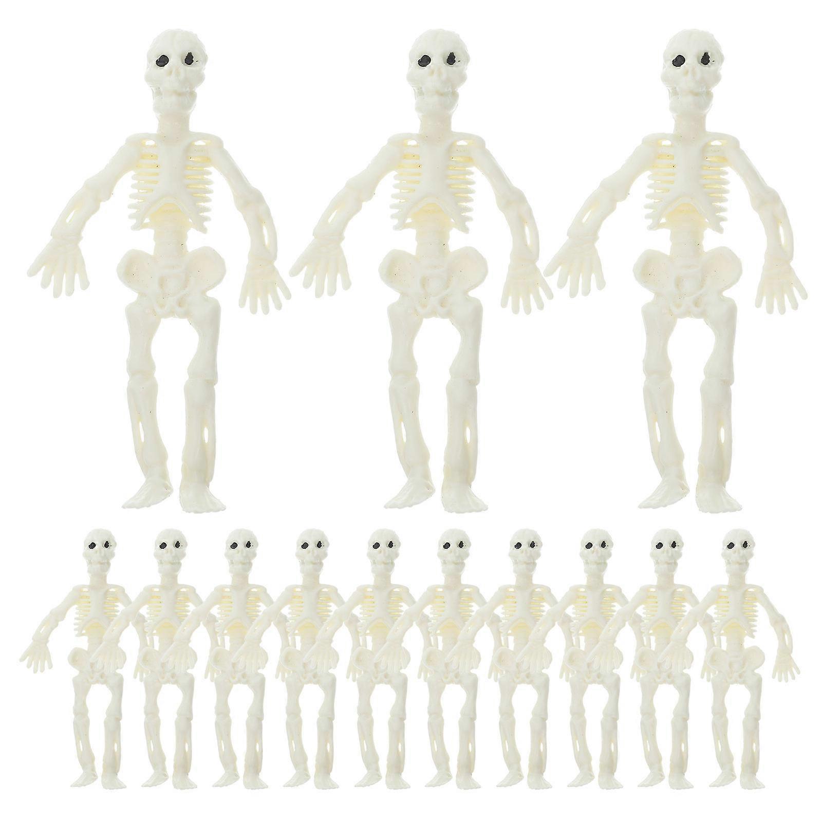 Funny Skeleton Shape Stretchy Toys Stress Relief For Adults Office Use Small In Size 20Set
