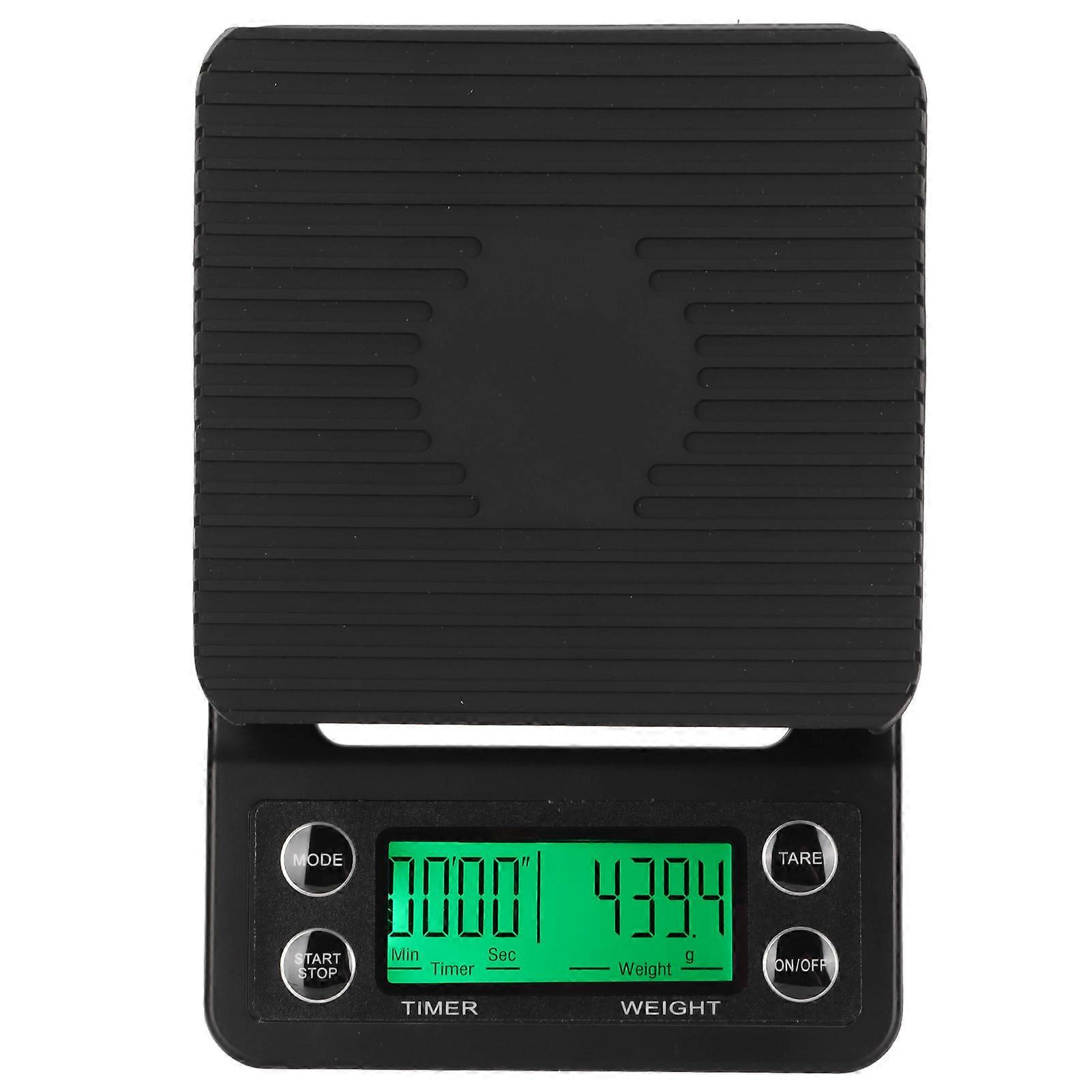 High Accuracy Electronic Coffee Scale with Timer - Easy to Read, Durable, Portable