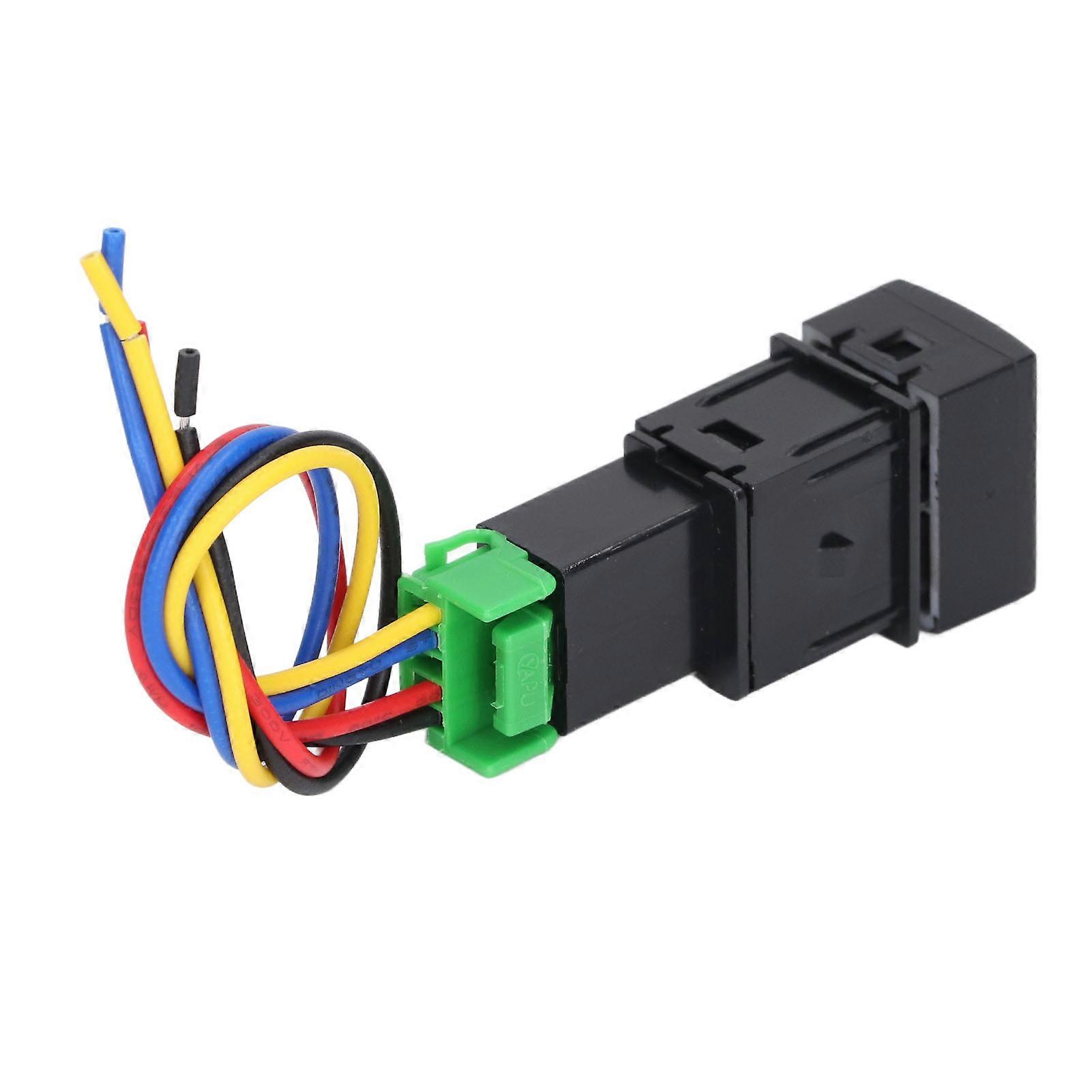 Foglight Switch TS-15 ABS 10A 12V with LED IP67 Waterproof Harness