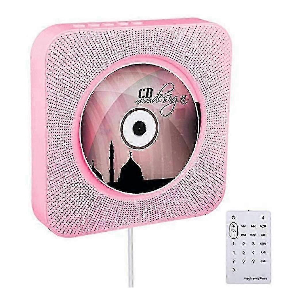 Wall Mountable Bluetooth CD Player with HIFI Speaker and Remote Control