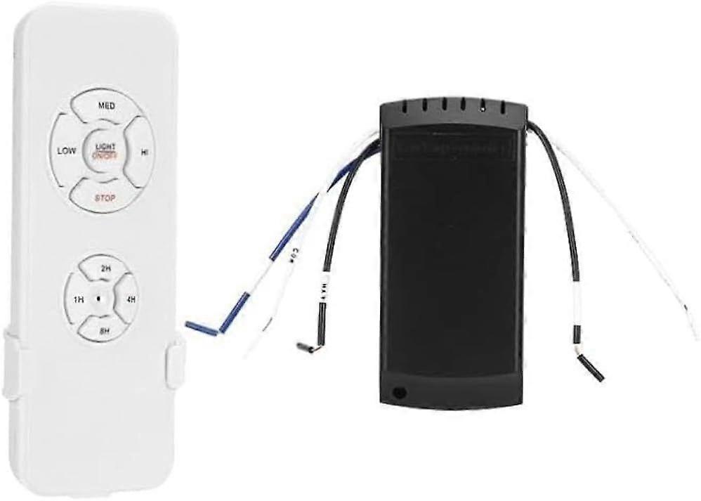 Universal Ceiling Fan Lamp Light Timing Wireless Remote Receiver Kit For Hunter