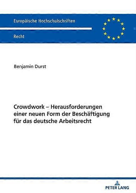 Crowdwork  Herausforderungen Einer Neuen Form Der Beschaeftigung Fuer Das Deutsc by Benjamin Durst Paperback