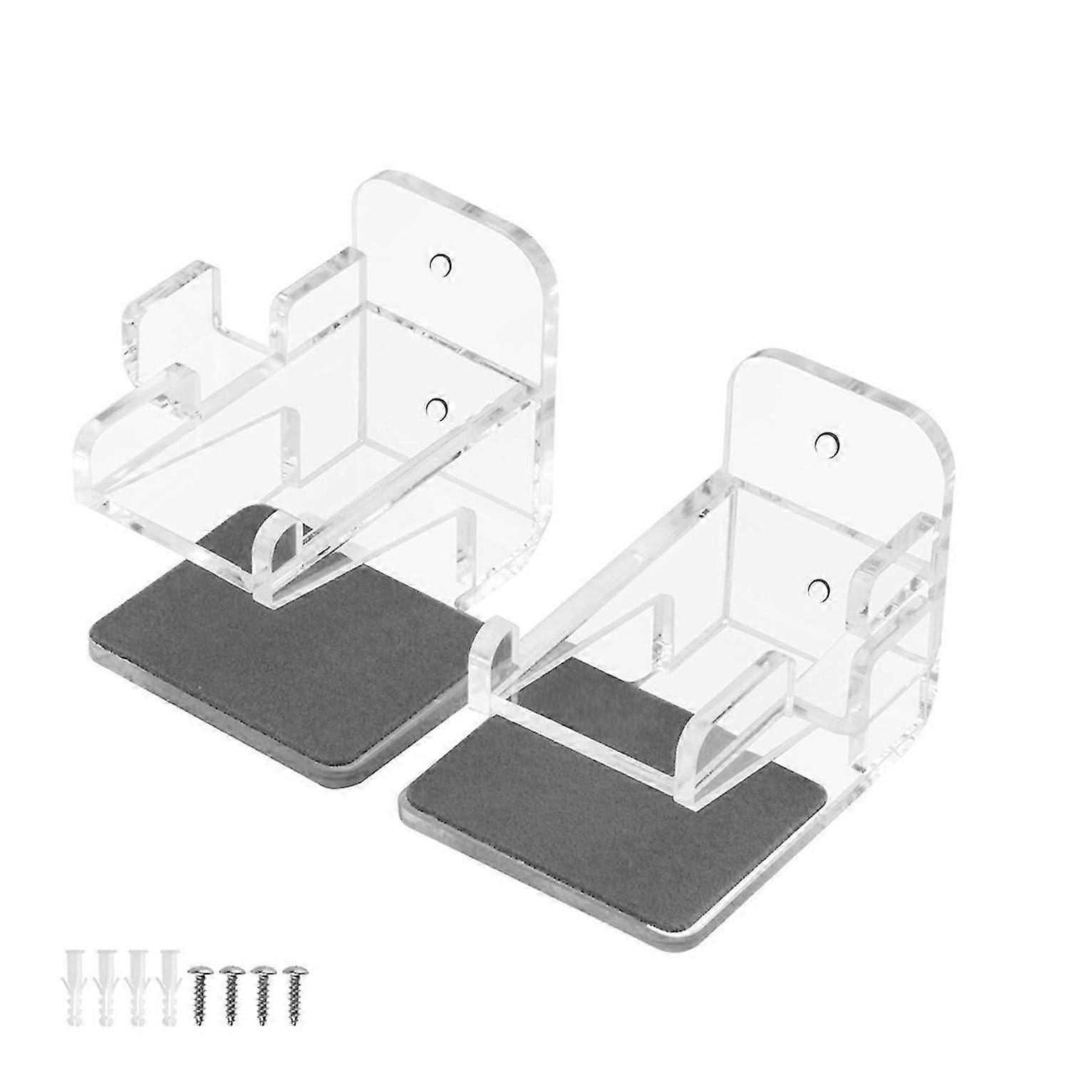 Wall Mount Holder for Switch2 Switch1, Acrylic Wall Mount and 4 Brackets Console Storage Bracket