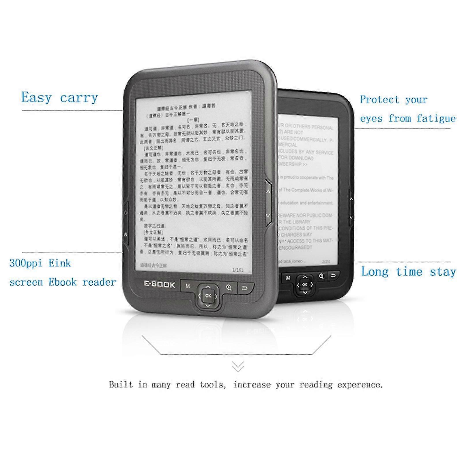 High-clear Ink Screen Ereader Devices Ebook Reader Double RAM Rich Functions Music Playback Freely Adjustable Fonts 1024*768 Targeting Computer a 2025