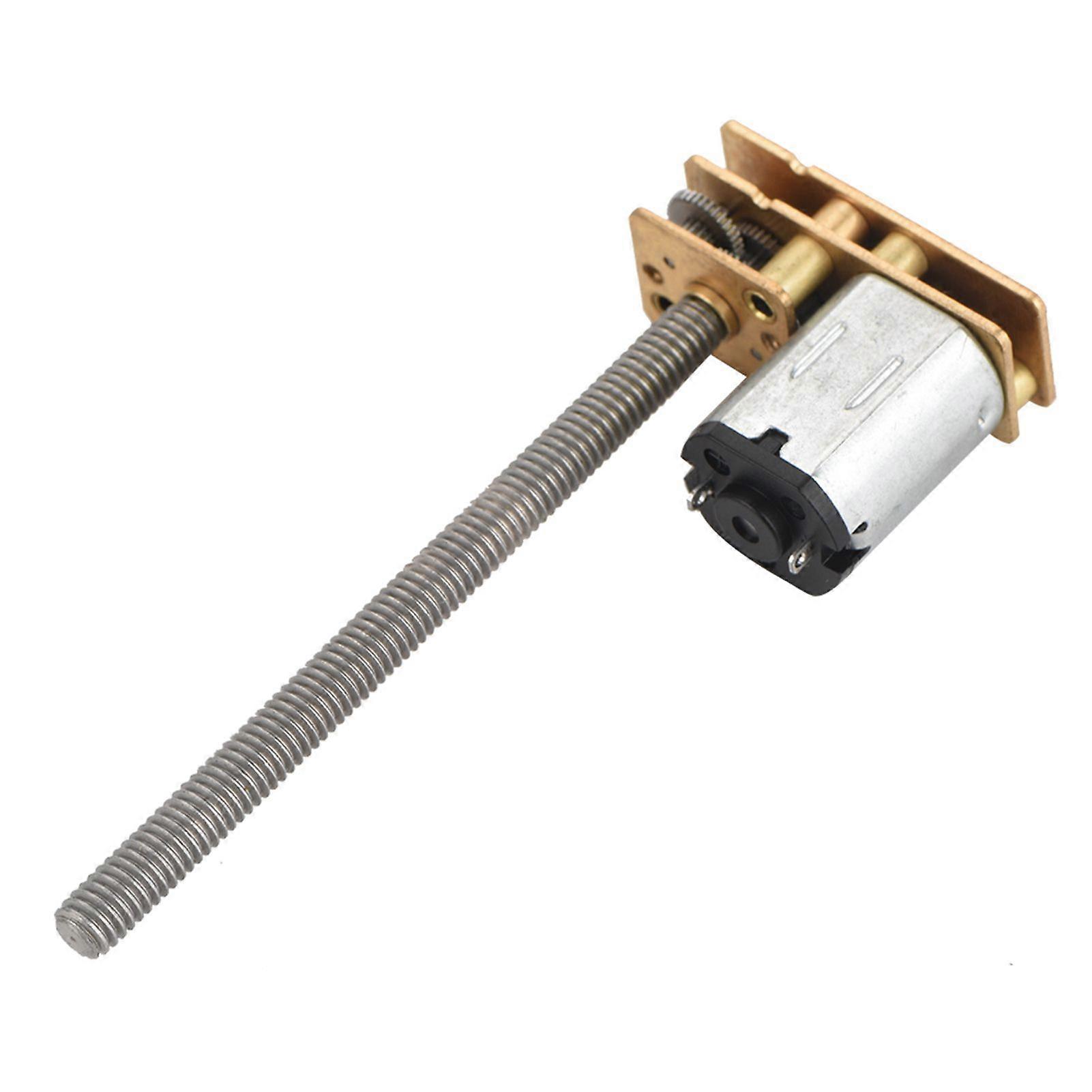 1024GA20 DC 6V / 12V موضوع فليب N20 محرك تروس M4 × 55 مم رمح (6 فولت 60 دورة في الدقيقة)