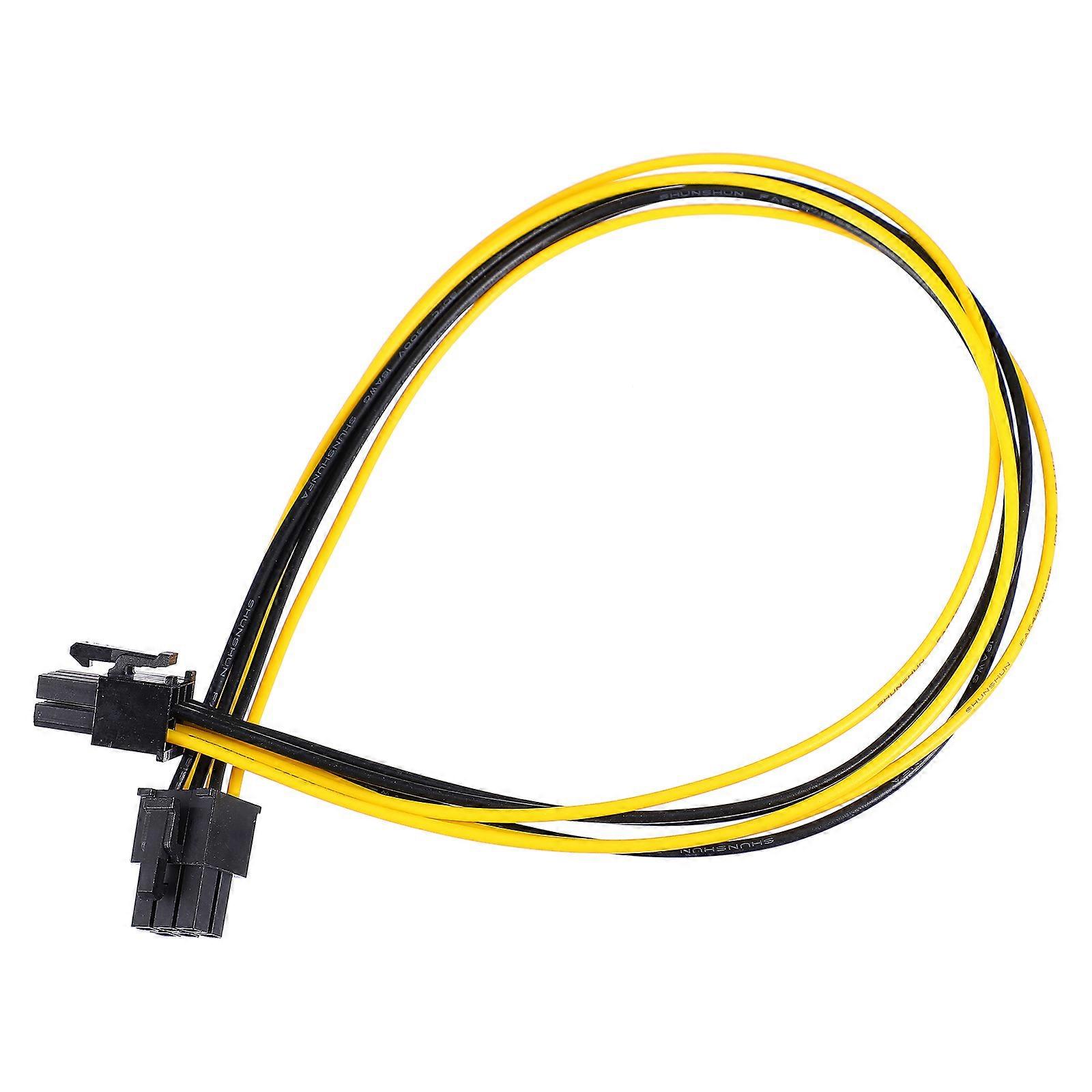 Graphics Power Cord 6-Pin Male Adapter for GPU Power Extension 10Pcs