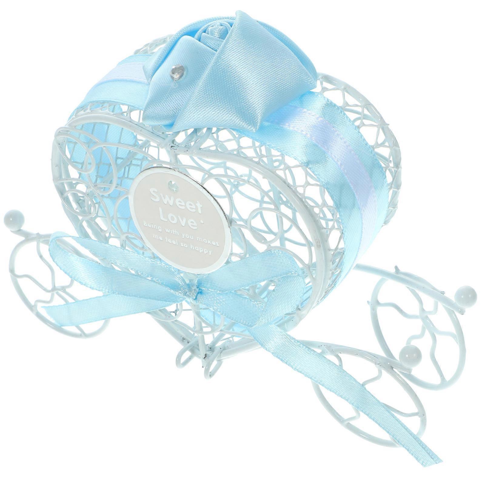 Heart Shaped Candy Box Carriage Candy Holder for Storage Use